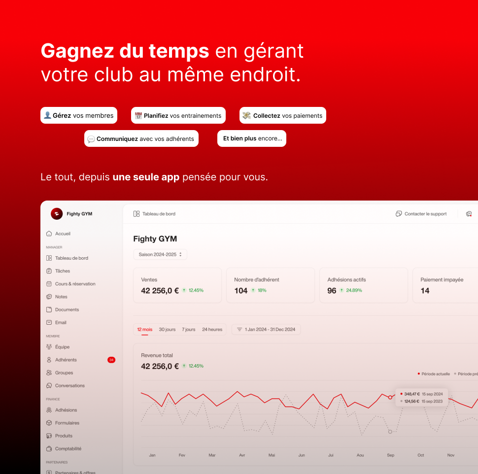 Aperçu application Fighty